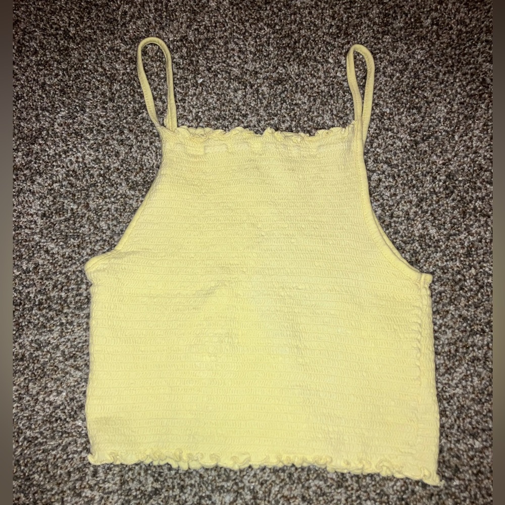 Forever 21 Yellow Tank Top